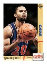 Winston Bennett 1991-92 Upper Deck Base Set card