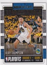 Klay Thompson 2018 Panini Hoops Road to the Finals card