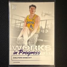 2024-25 Panini Court Kings Works in Progress Dalton Knecht #4 card