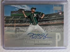 2018 Stadium Club Autographs Paul Blackburn #SCA-PB
