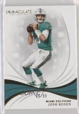 Josh Rosen 2019 Panini Immaculate Collection card