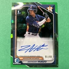 2024 Bowman Sapphire Edition Autographs Anthony Huezo #BSPA-AHU card