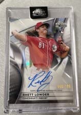 2025 Topps Chrome Black Autographs Rhett Lowder #CBA-RL card