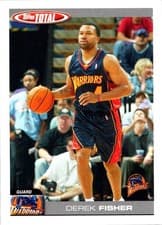 Derek Fisher 2004-05 Topps Total Base Set card