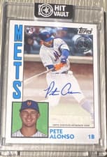 Pete Alonso 2019 Topps Update 1984 Baseball Autographs card