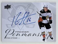 2024-25 Upper Deck Premier Premier Penmanship Ryan Strome #PEN-RS card
