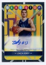 2024-25 Topps Chrome Next Stop Signatures Zach Edey #NSS-ZE card