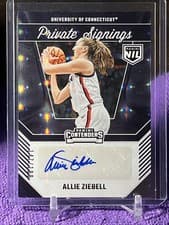 2025 2024 Panini UConn Contenders Private Signings Allie Ziebell #AZ