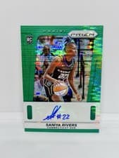 2025 Panini Prizm WNBA Throwback Signatures Saniya Rivers #25 card