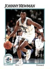 Johnny Newman 1991-92 Hoops Base Set card