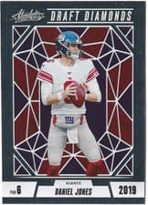 Daniel Jones 2024 Panini Absolute Draft Diamonds card