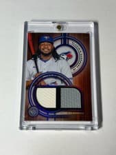 2025 Topps Tribute Single-Player Dual Relics Vladimir Guerrero Jr. #DR-VGJ card