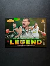 2025-26 Panini Contenders EuroLeague EuroLeague Basketball Legends Saras Jasikevicius #4 card