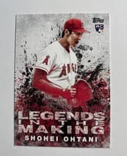 Shohei Ohtani 2018 Topps Update Legends in the Making card