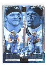 Aidan Hutchinson / Amon-Ra St. Brown 2024 Donruss Production Line card