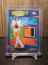 2025 Panini Absolute Absolute Heroes Memorabilia Bo Nix #AHM-BNX card