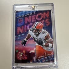 Myles Garrett 2024 Panini Spectra Neon Nights card