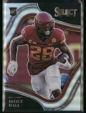 Breece Hall 2022 Panini Select Draft Picks card