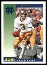 Joe Montana 2022 Panini Chronicles Draft Picks Score Retro card