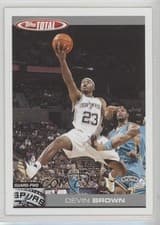 Devin Brown 2004-05 Topps Total Base Set card