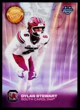 2025 Bowman University Chrome Dean's List Refractor Dylan Stewart #DL-11 card