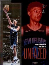 2025-26 Topps Signature Class Unfazed Jeremiah Fears #FAZE-17 card