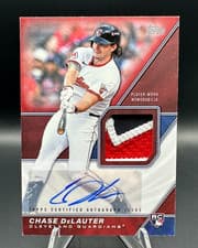 2026 Topps Major League Material Autographs Chase DeLauter #MLM2-CD card