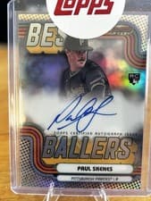 Paul Skenes 2024 Bowman's Best Ballers Autographs card
