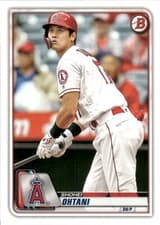 Shohei Ohtani 2020 Bowman card