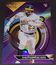 Shea Langeliers 2023 Topps Finest card