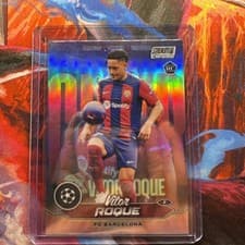 Vitor Roque 2023 Topps Stadium Club Chrome UEFA card