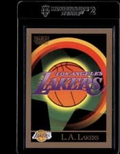 Los Angeles Lakers Logo/Checklist 1990-91 SkyBox Base Set card