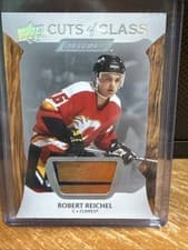 Robert Reichel 2024-25 Upper Deck Engrained Icons Cuts of Class Relics card