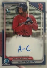 2024 Bowman Sapphire Edition Autographs Allan Castro #BSPA-ACA card