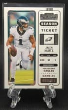 Jalen Hurts 2022 Panini Contenders card