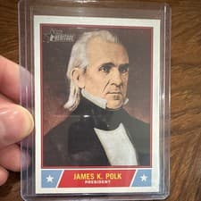 2025 Topps Heritage Notable Americans James K. Polk #NS-98 card