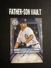 2025 Topps Tribute Autographs Jackson Jobe #TA-JJ card