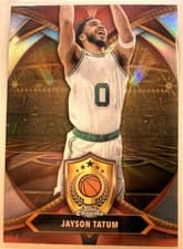 Jayson Tatum 2024 Topps Chrome Ball of Duty card