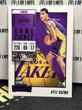 Kyle Kuzma Game Ticket Blue