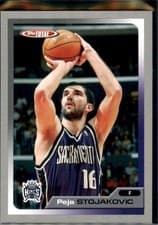 Peja Stojakovic 2005-06 Topps Total Base Set card