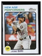 Jose Siri 2022 Topps Heritage New Age Performers card