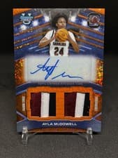 2025-26 Bowman University Best Prospect Dual Relic Autographs Ayla McDowell #PDA-AM card
