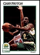 Gary Payton 1991-92 Hoops Base Set card