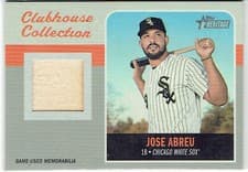 Kyle Schwarber 2019 Topps Heritage Clubhouse Collection Relics card