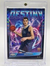 2024-25 Topps Chrome Destiny Zach Edey #D-7 card