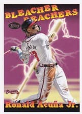 Ronald Acuna Jr. 2025 Topps Update Bleacher Reachers card