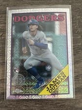 James Outman 2023 Topps Silver Pack 1988 Chrome card