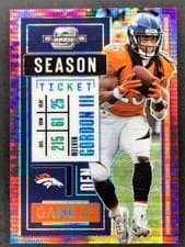 Melvin Gordon III 2020 Panini Contenders Optic card
