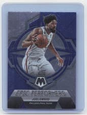 Joel Embiid 2022 Panini Mosaic Epic Performers card
