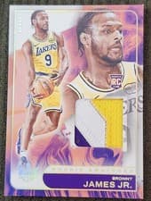 2024-25 Panini Court Kings Rookie Swatches Bronny James Jr. #RJS-BJJ card
